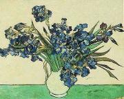 Vincent Van Gogh Vase with Irises oil painting picture wholesale